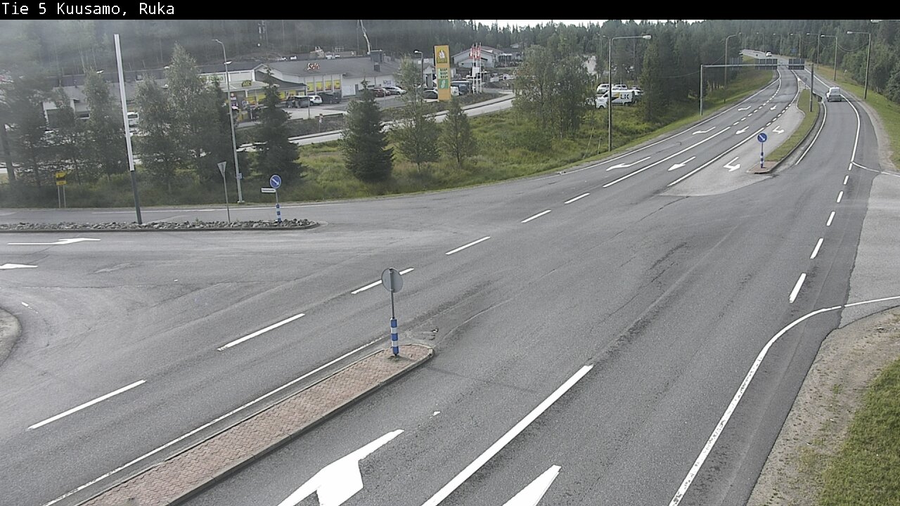 Weather Camera Image Road 5 Kuusamo, Ruka, Kuusamo, Pohjois-Pohjanmaa