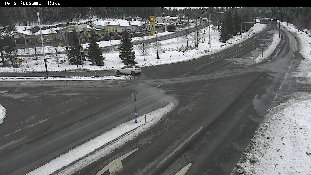 Weather Camera Image Road 5 Kuusamo, Ruka, Kuusamo, Pohjois-Pohjanmaa