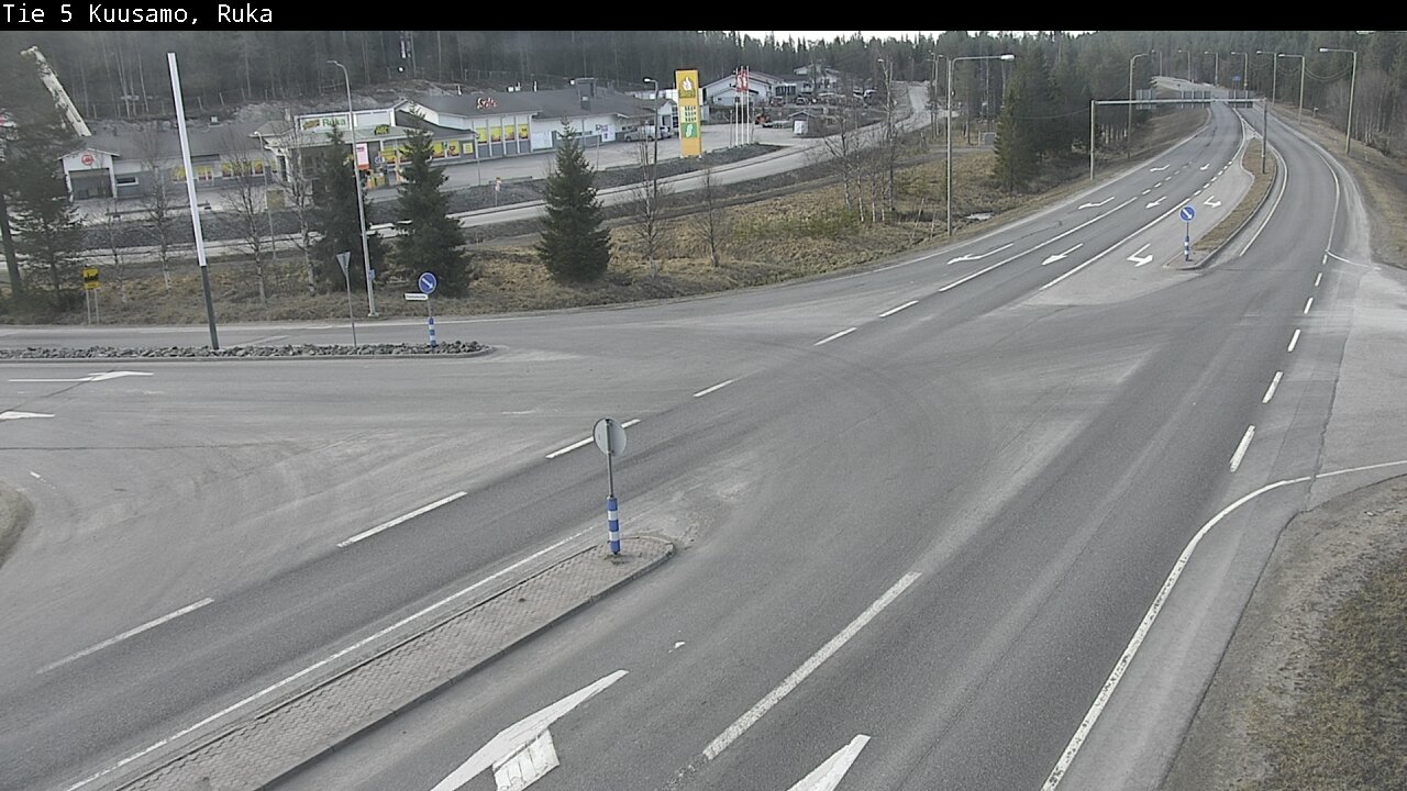 Weather Camera Image Road 5 Kuusamo, Ruka, Kuusamo, Pohjois-Pohjanmaa