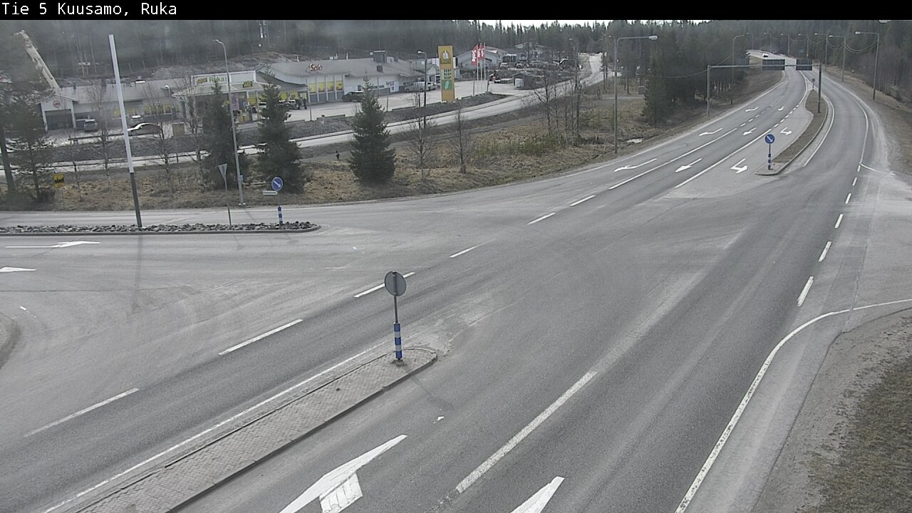 Weather Camera Image Road 5 Kuusamo, Ruka, Kuusamo, Pohjois-Pohjanmaa