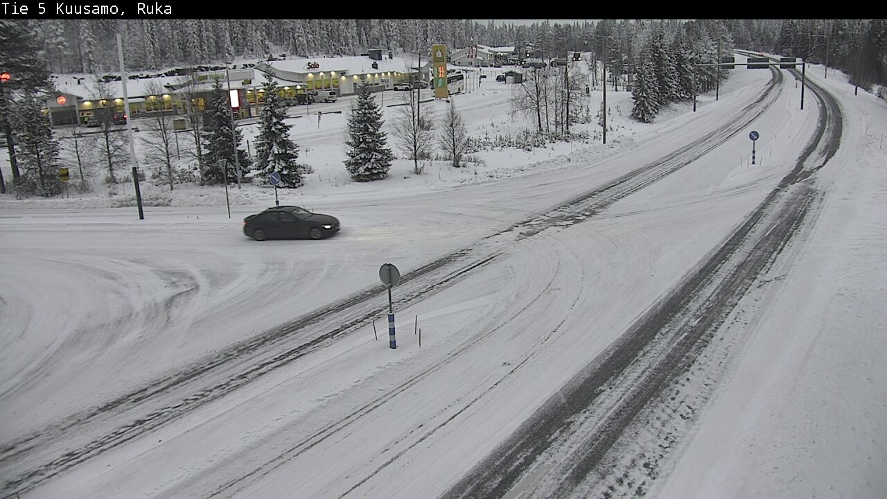 Weather Camera Image Road 5 Kuusamo, Ruka, Kuusamo, Pohjois-Pohjanmaa