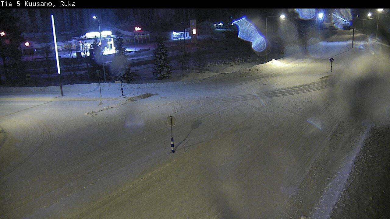 Weather Camera Image Road 5 Kuusamo, Ruka, Kuusamo, Pohjois-Pohjanmaa