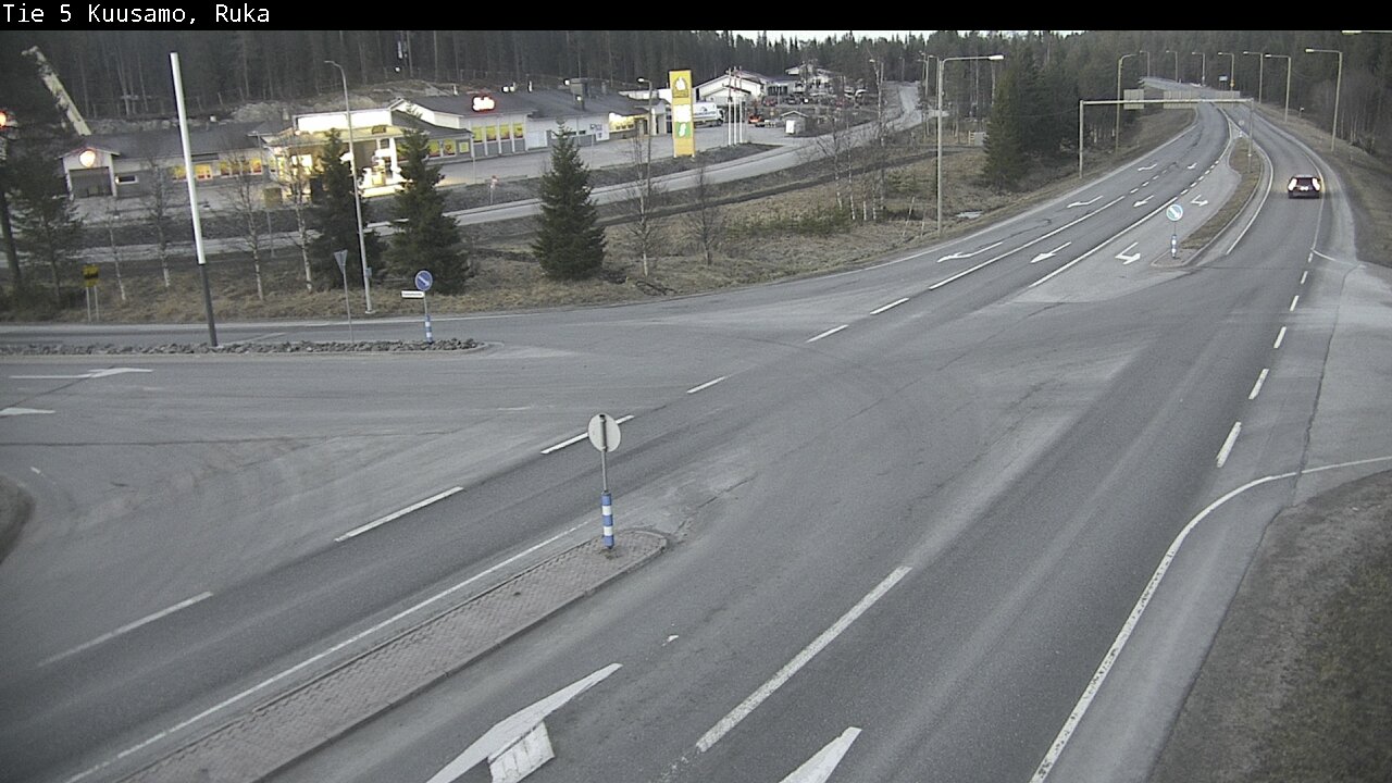 Weather Camera Image Road 5 Kuusamo, Ruka, Kuusamo, Pohjois-Pohjanmaa