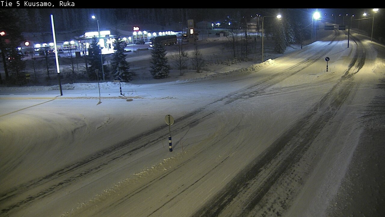 Weather Camera Image Road 5 Kuusamo, Ruka, Kuusamo, Pohjois-Pohjanmaa