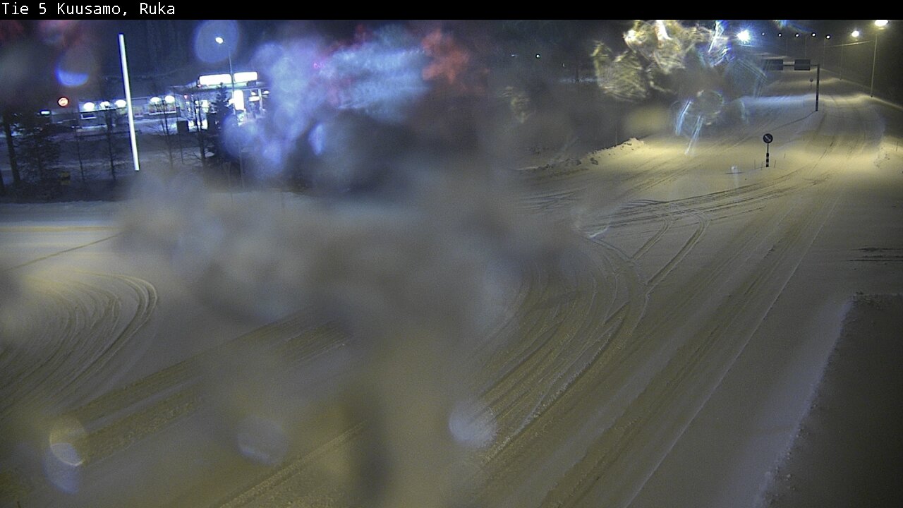 Weather Camera Image Road 5 Kuusamo, Ruka, Kuusamo, Pohjois-Pohjanmaa