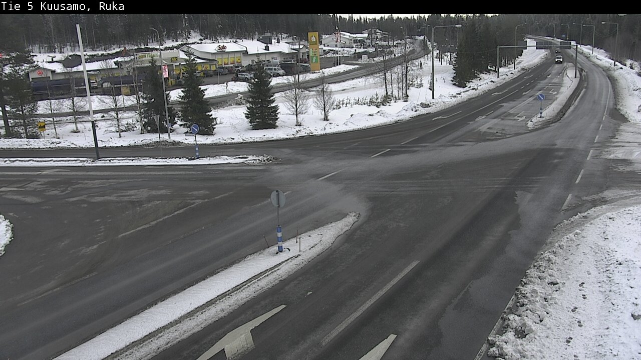 Weather Camera Image Road 5 Kuusamo, Ruka, Kuusamo, Pohjois-Pohjanmaa