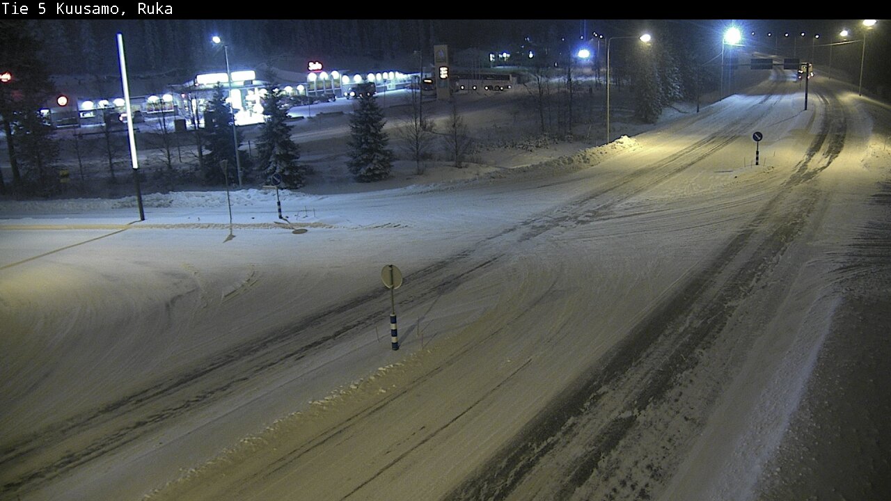 Weather Camera Image Road 5 Kuusamo, Ruka, Kuusamo, Pohjois-Pohjanmaa