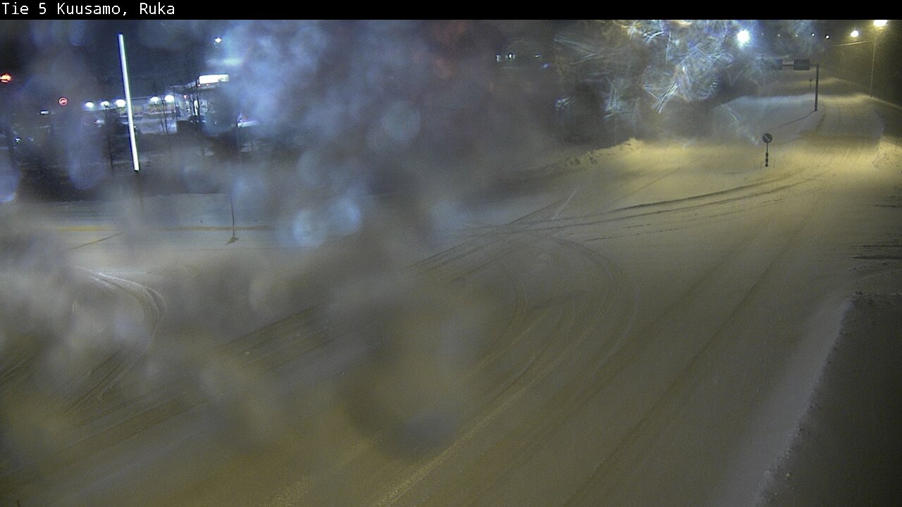 Weather Camera Image Road 5 Kuusamo, Ruka, Kuusamo, Pohjois-Pohjanmaa