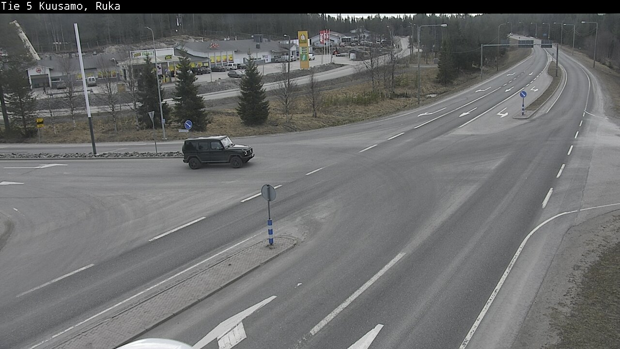 Weather Camera Image Road 5 Kuusamo, Ruka, Kuusamo, Pohjois-Pohjanmaa