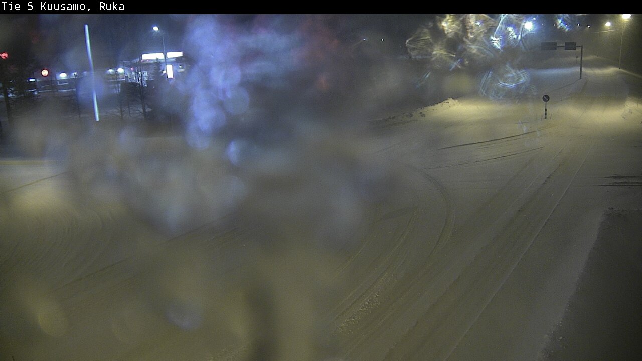 Weather Camera Image Road 5 Kuusamo, Ruka, Kuusamo, Pohjois-Pohjanmaa