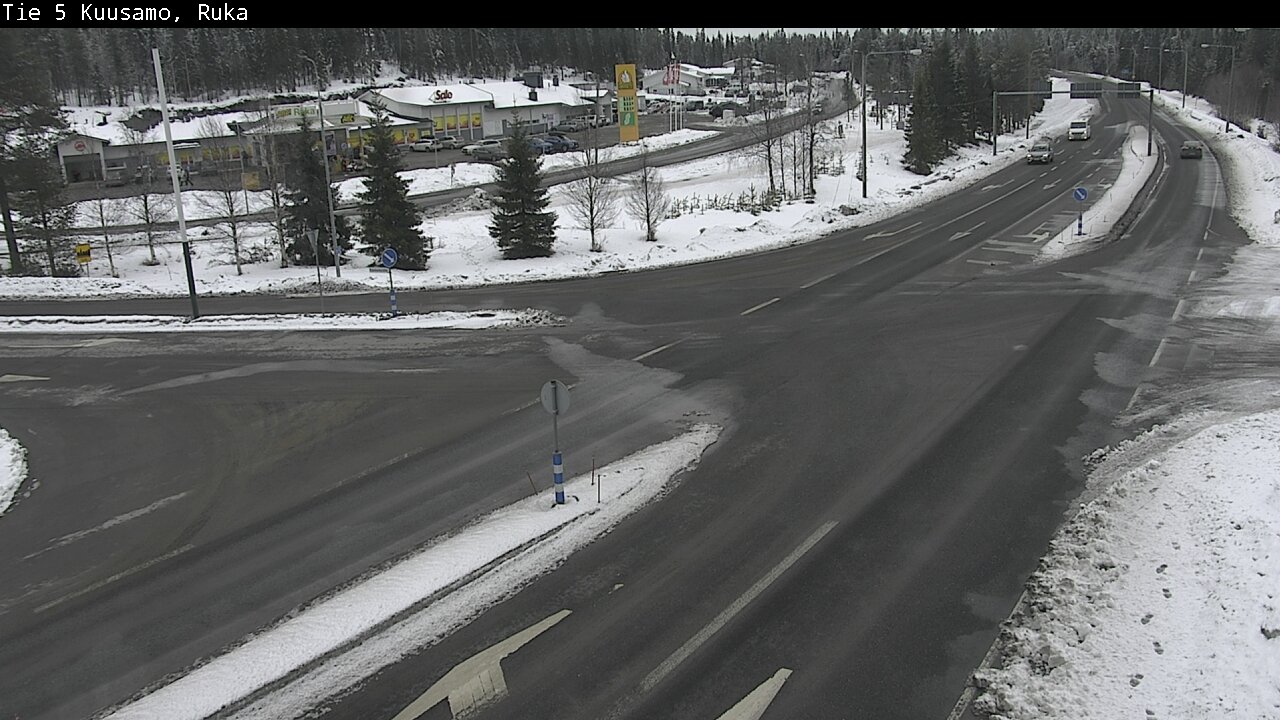 Weather Camera Image Road 5 Kuusamo, Ruka, Kuusamo, Pohjois-Pohjanmaa