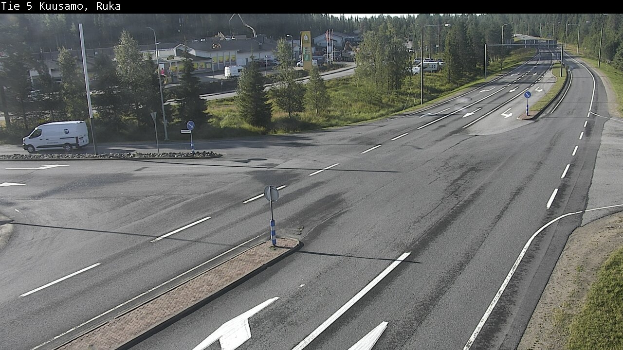 Weather Camera Image Road 5 Kuusamo, Ruka, Kuusamo, Pohjois-Pohjanmaa