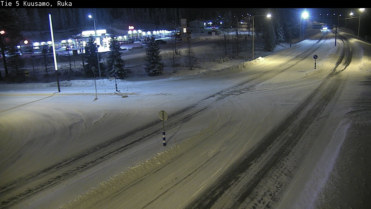 Weather Camera Image Road 5 Kuusamo, Ruka, Kuusamo, Pohjois-Pohjanmaa