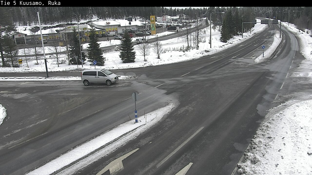 Weather Camera Image Road 5 Kuusamo, Ruka, Kuusamo, Pohjois-Pohjanmaa