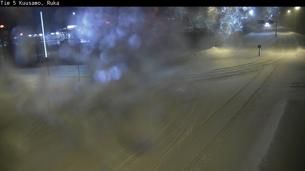 Weather Camera Image Road 5 Kuusamo, Ruka, Kuusamo, Pohjois-Pohjanmaa