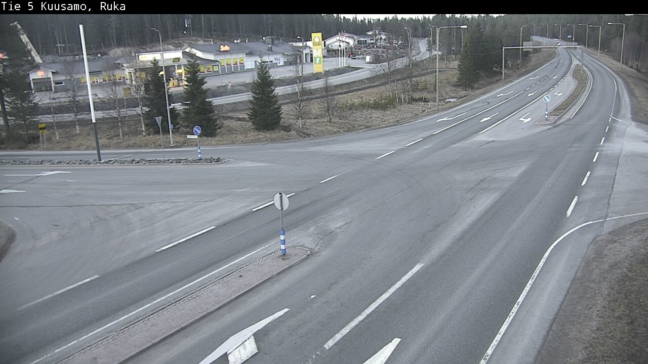 Weather Camera Image Road 5 Kuusamo, Ruka, Kuusamo, Pohjois-Pohjanmaa