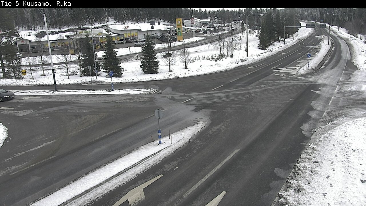 Weather Camera Image Road 5 Kuusamo, Ruka, Kuusamo, Pohjois-Pohjanmaa