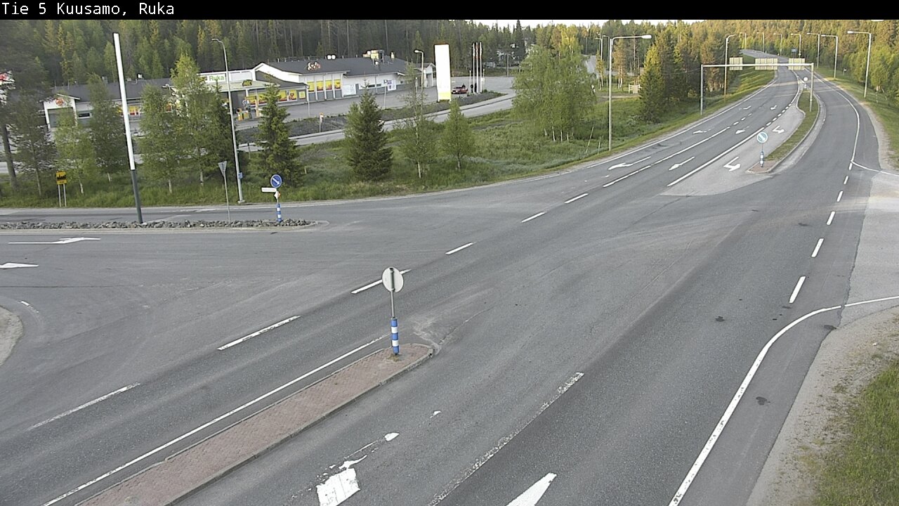 Weather Camera Image Road 5 Kuusamo, Ruka, Kuusamo, Pohjois-Pohjanmaa