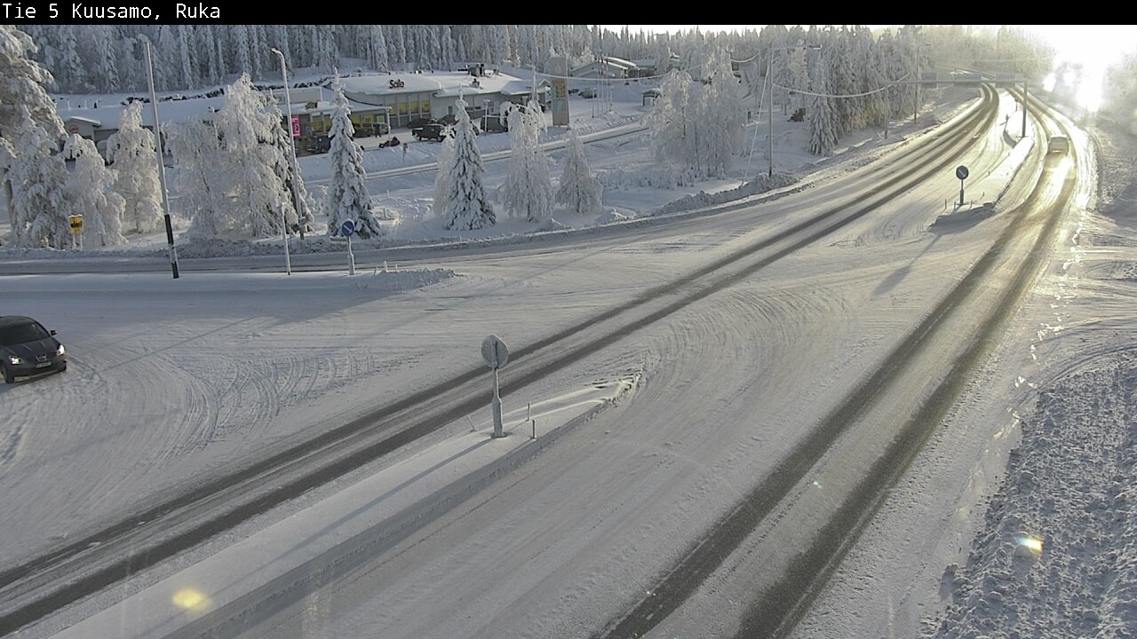 Weather Camera Image Road 5 Kuusamo, Ruka, Kuusamo, Pohjois-Pohjanmaa