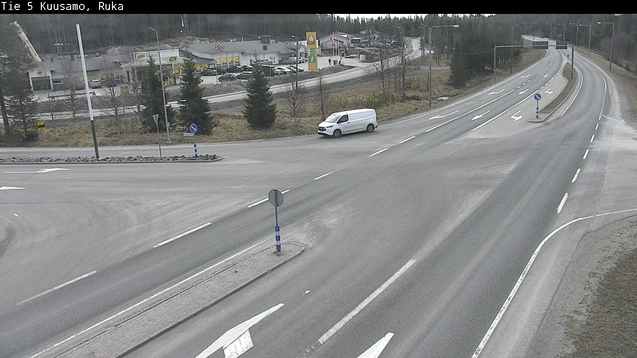 Weather Camera Image Road 5 Kuusamo, Ruka, Kuusamo, Pohjois-Pohjanmaa