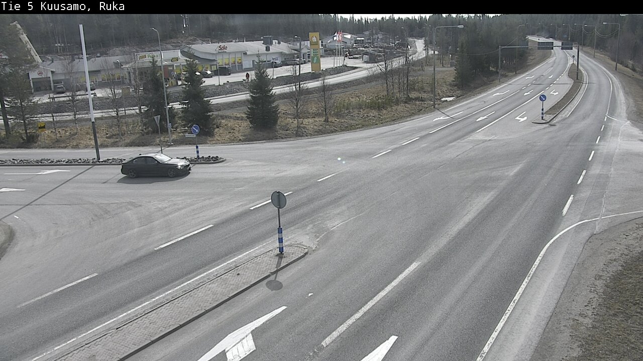 Weather Camera Image Väg 5 Kuusamo, Ruka, Kuusamo, Pohjois-Pohjanmaa