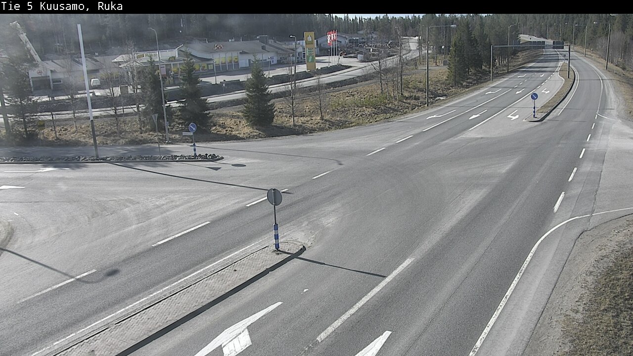 Weather Camera Image Road 5 Kuusamo, Ruka, Kuusamo, Pohjois-Pohjanmaa