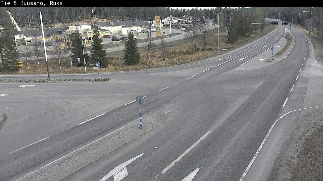 Weather Camera Image Väg 5 Kuusamo, Ruka, Kuusamo, Pohjois-Pohjanmaa