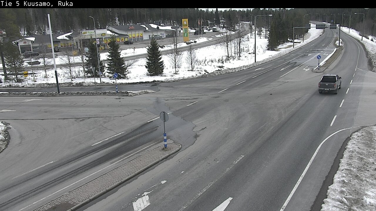 Weather Camera Image Road 5 Kuusamo, Ruka, Kuusamo, Pohjois-Pohjanmaa