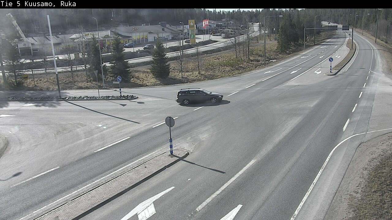 Weather Camera Image Road 5 Kuusamo, Ruka, Kuusamo, Pohjois-Pohjanmaa