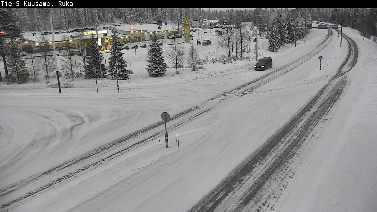 Weather Camera Image Road 5 Kuusamo, Ruka, Kuusamo, Pohjois-Pohjanmaa
