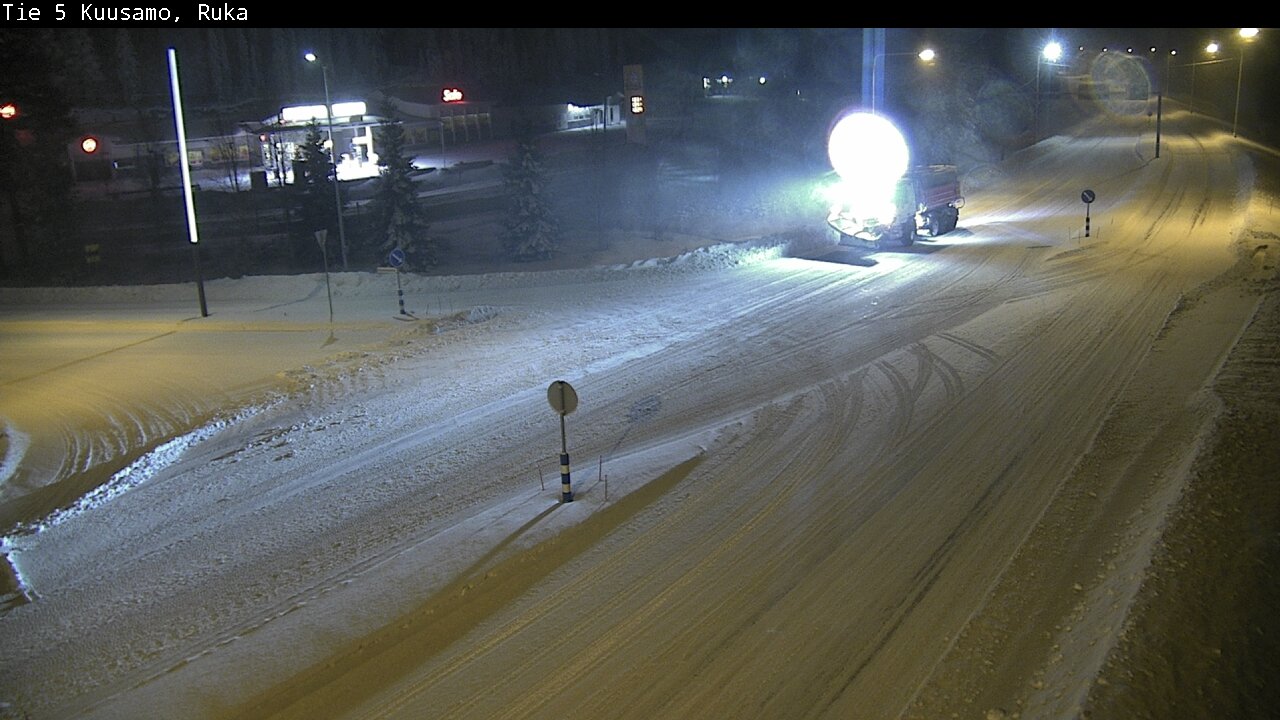 Weather Camera Image Road 5 Kuusamo, Ruka, Kuusamo, Pohjois-Pohjanmaa