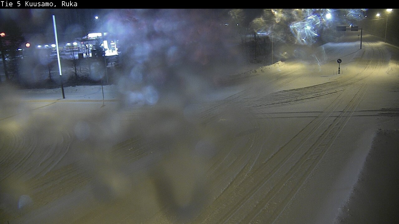 Weather Camera Image Road 5 Kuusamo, Ruka, Kuusamo, Pohjois-Pohjanmaa
