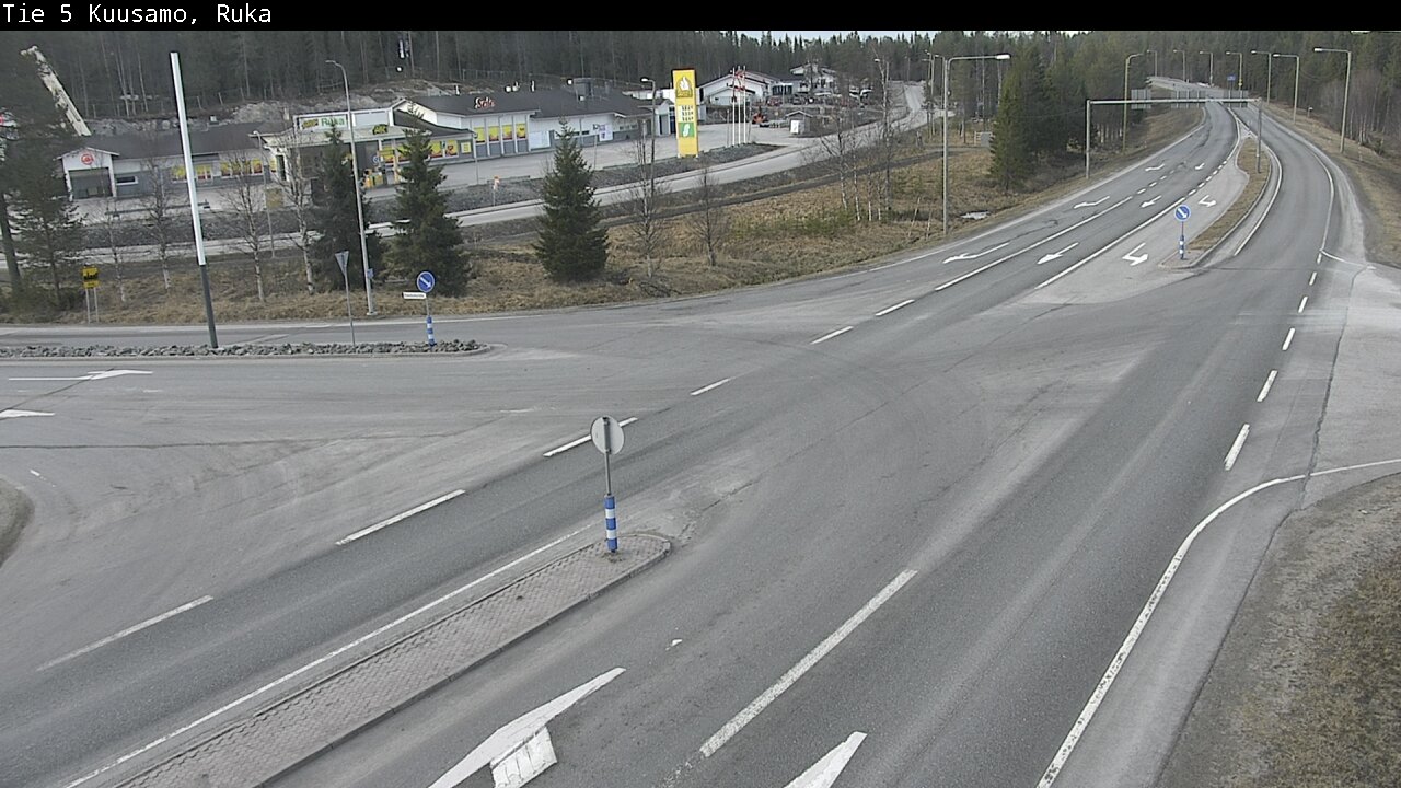 Weather Camera Image Road 5 Kuusamo, Ruka, Kuusamo, Pohjois-Pohjanmaa