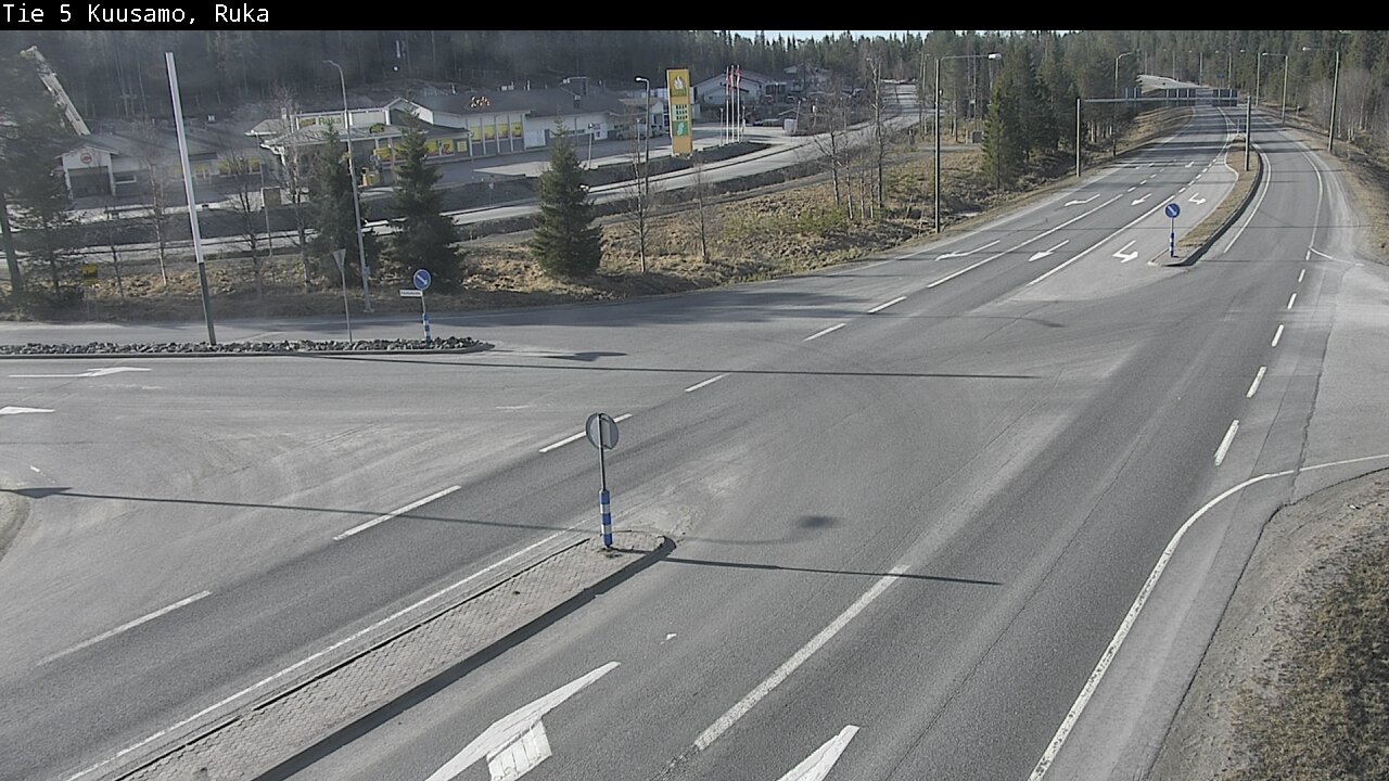 Weather Camera Image Road 5 Kuusamo, Ruka, Kuusamo, Pohjois-Pohjanmaa
