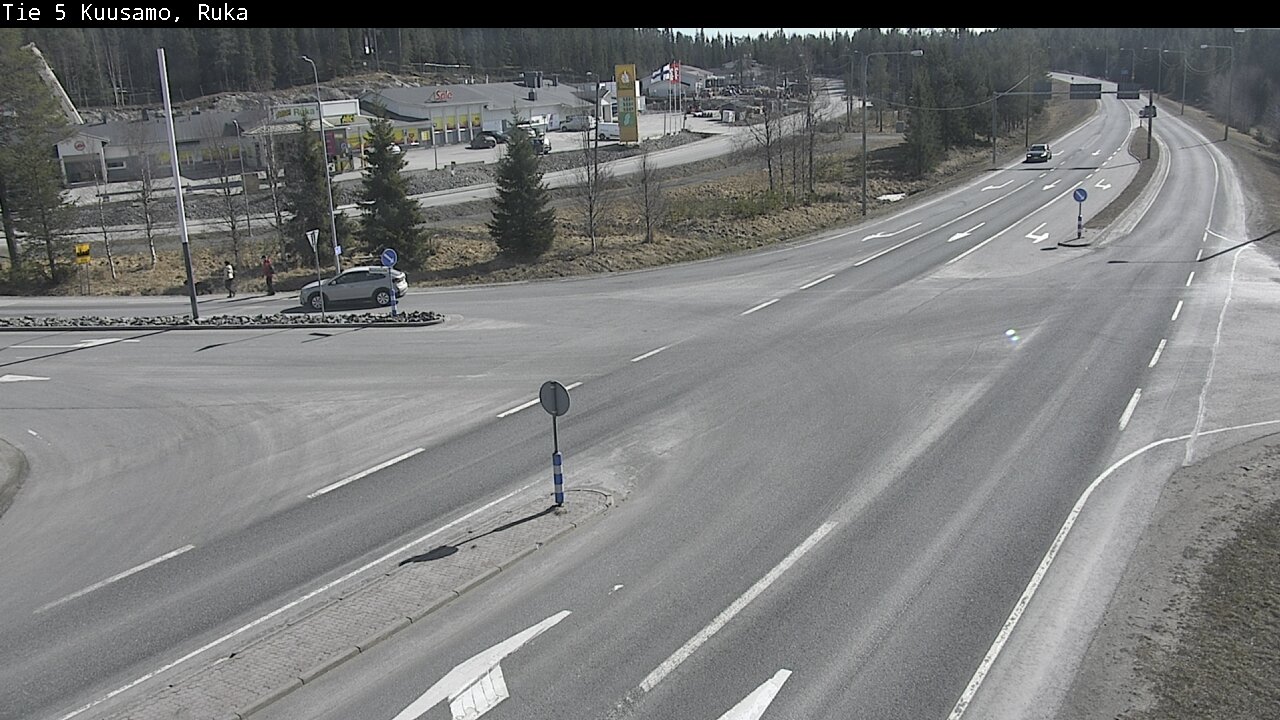 Weather Camera Image Väg 5 Kuusamo, Ruka, Kuusamo, Pohjois-Pohjanmaa