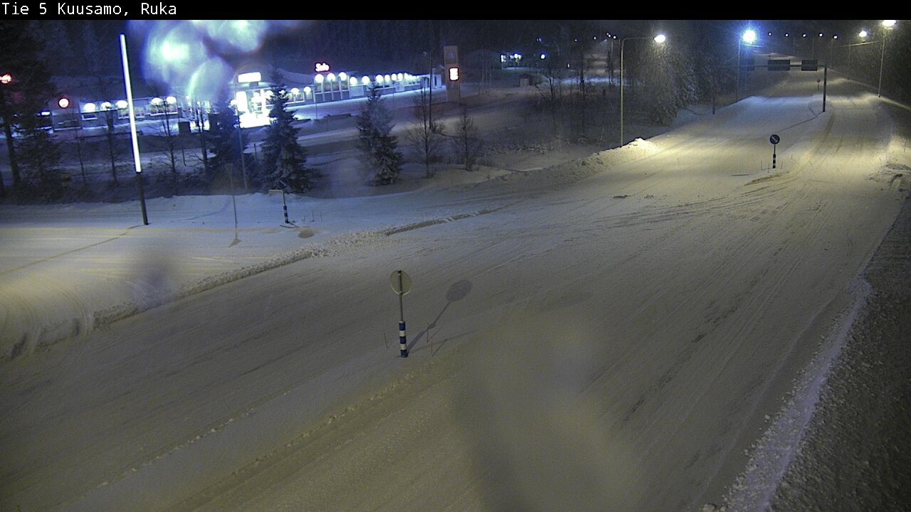 Weather Camera Image Road 5 Kuusamo, Ruka, Kuusamo, Pohjois-Pohjanmaa