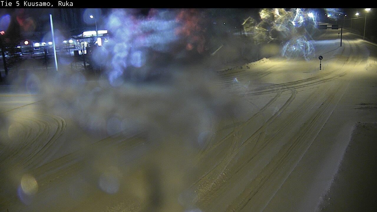 Weather Camera Image Road 5 Kuusamo, Ruka, Kuusamo, Pohjois-Pohjanmaa