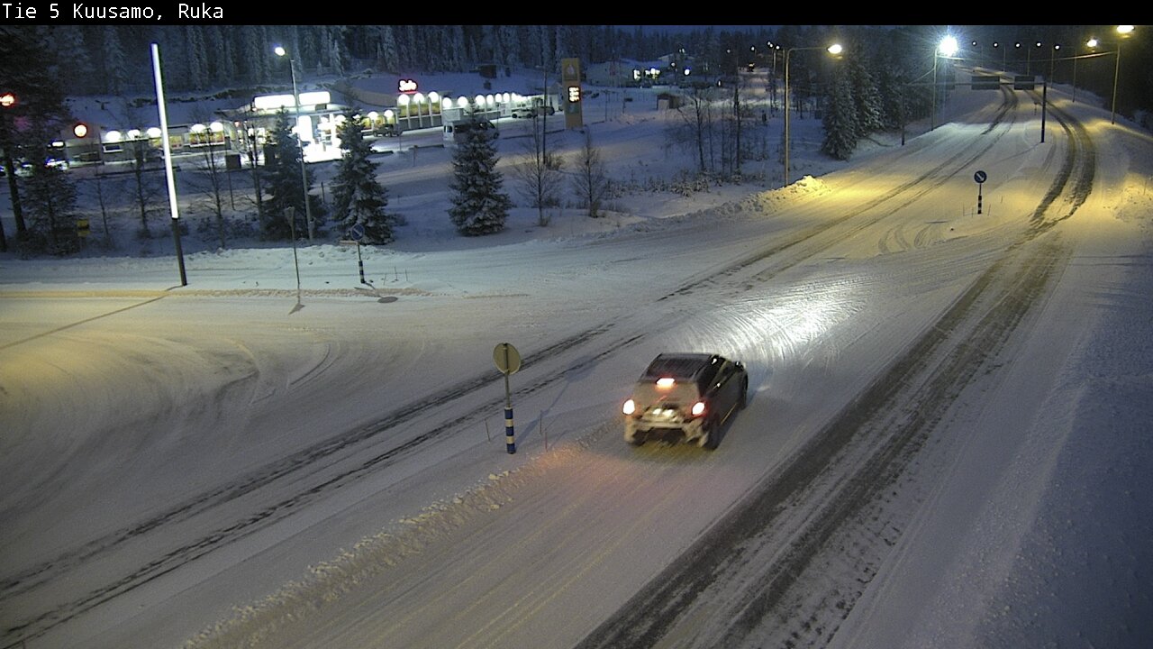 Weather Camera Image Road 5 Kuusamo, Ruka, Kuusamo, Pohjois-Pohjanmaa