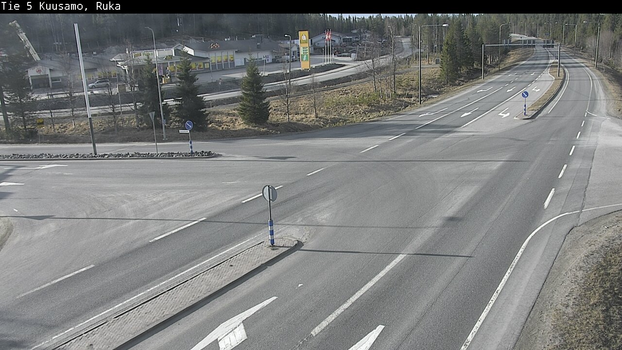 Weather Camera Image Road 5 Kuusamo, Ruka, Kuusamo, Pohjois-Pohjanmaa