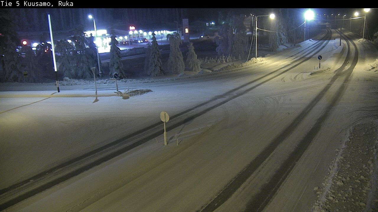 Weather Camera Image Road 5 Kuusamo, Ruka, Kuusamo, Pohjois-Pohjanmaa