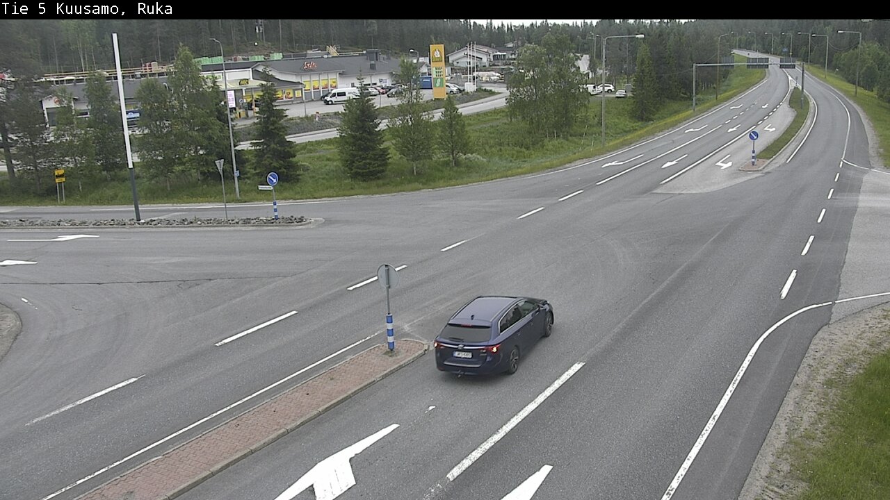 Weather Camera Image Road 5 Kuusamo, Ruka, Kuusamo, Pohjois-Pohjanmaa