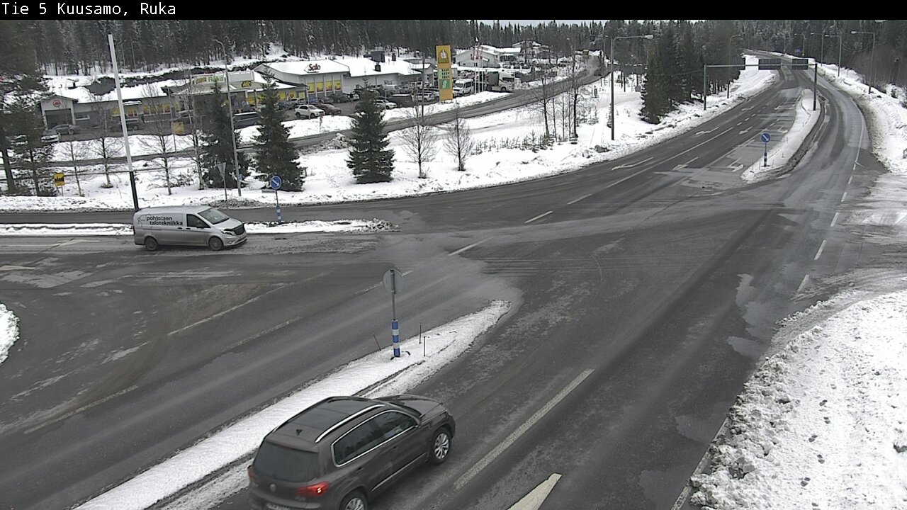 Weather Camera Image Road 5 Kuusamo, Ruka, Kuusamo, Pohjois-Pohjanmaa