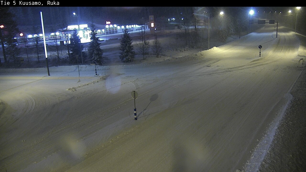 Weather Camera Image Road 5 Kuusamo, Ruka, Kuusamo, Pohjois-Pohjanmaa
