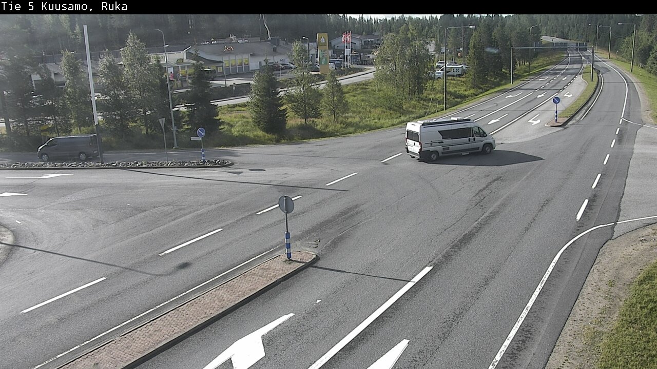 Weather Camera Image Road 5 Kuusamo, Ruka, Kuusamo, Pohjois-Pohjanmaa
