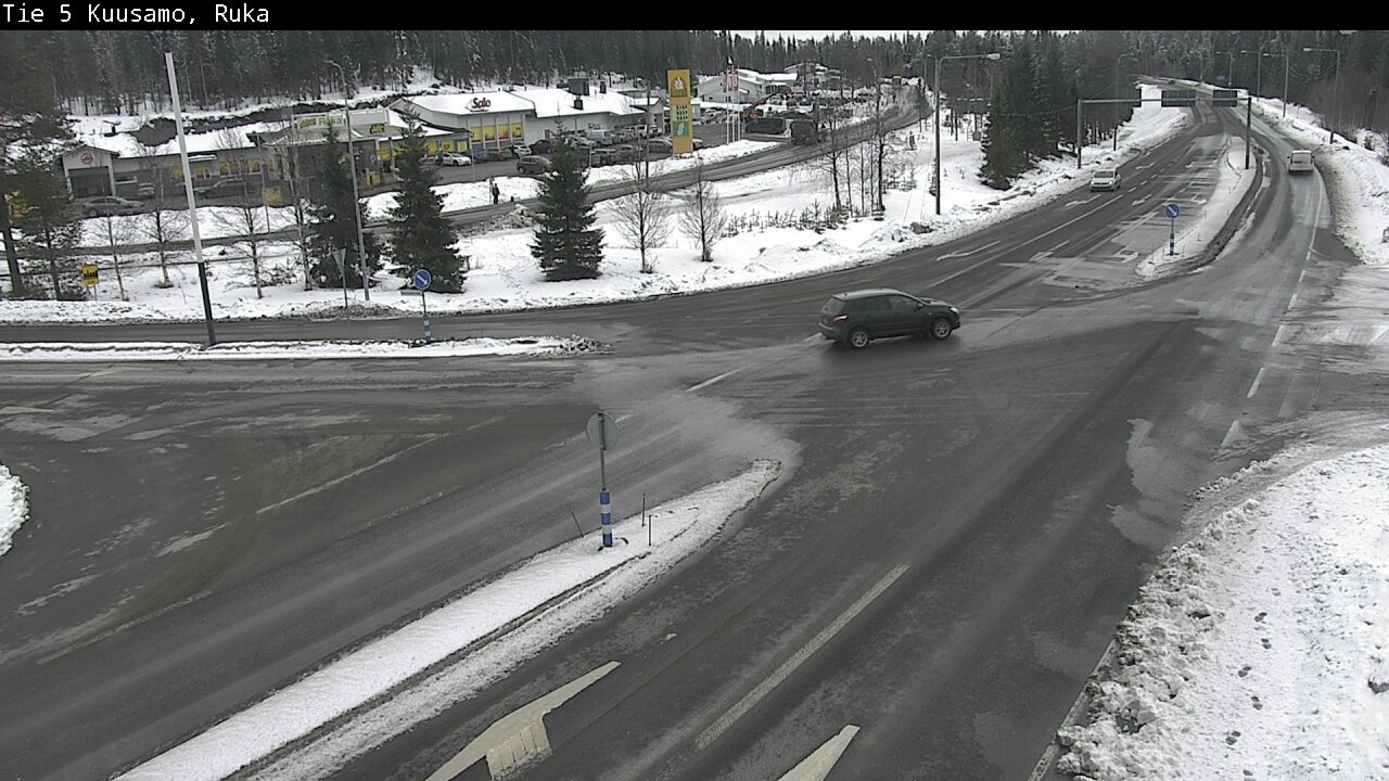 Weather Camera Image Road 5 Kuusamo, Ruka, Kuusamo, Pohjois-Pohjanmaa
