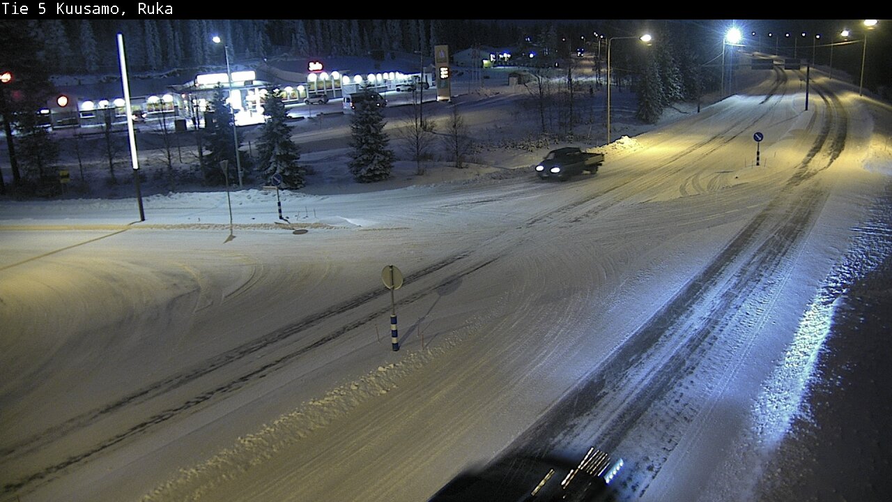 Weather Camera Image Road 5 Kuusamo, Ruka, Kuusamo, Pohjois-Pohjanmaa