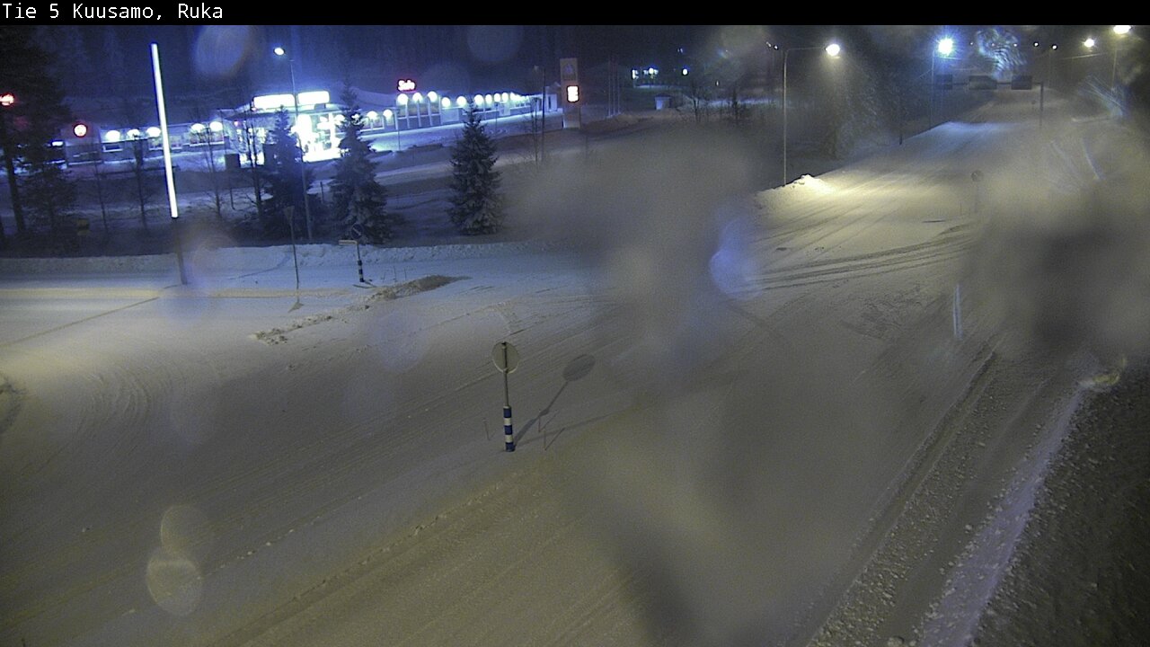 Weather Camera Image Road 5 Kuusamo, Ruka, Kuusamo, Pohjois-Pohjanmaa