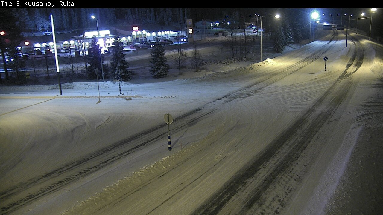 Weather Camera Image Road 5 Kuusamo, Ruka, Kuusamo, Pohjois-Pohjanmaa