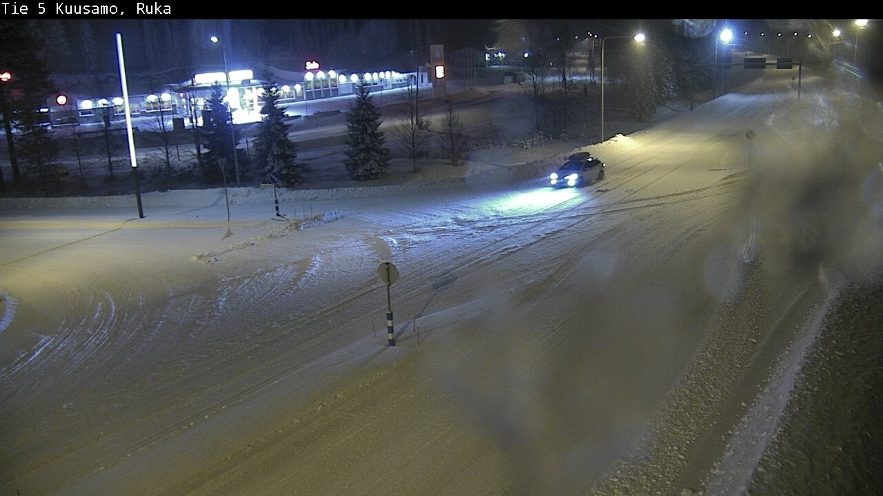 Weather Camera Image Road 5 Kuusamo, Ruka, Kuusamo, Pohjois-Pohjanmaa