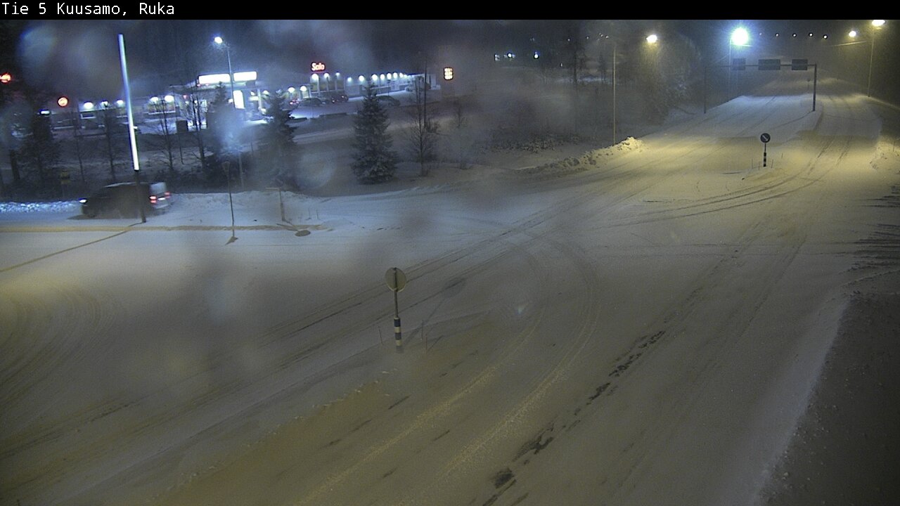 Weather Camera Image Road 5 Kuusamo, Ruka, Kuusamo, Pohjois-Pohjanmaa